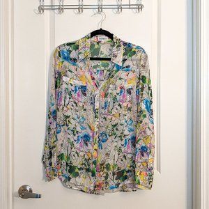 EXPRESS | Multicolor Sheer Portofino Shirt